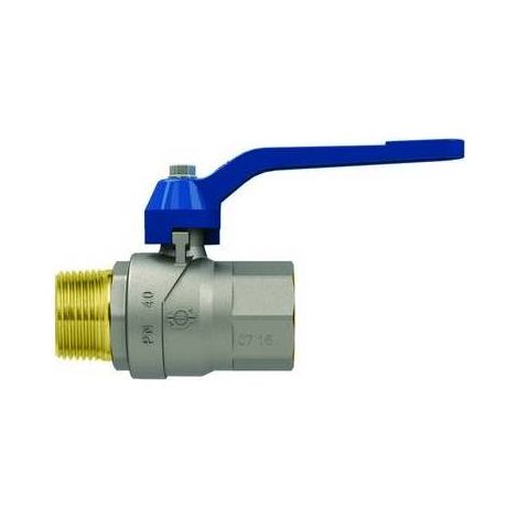 ROBINET À BOISSEAU SPHÉRIQUE P.T. AVEC LEVIER EVOLUTION MÂLE-FEMELLE Taille : 3/4"  DN 20  PN 40