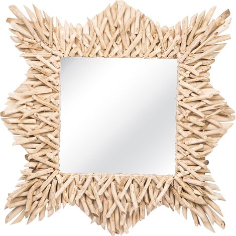 Miroir en branches de teck (1/4)