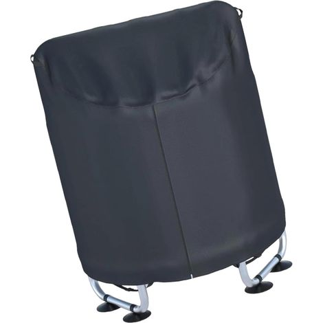 Housse de protection pour trampoline circulaire en tissu Oxford résistant aux déchirures Longueur 158 cm avec toboggan (1/3)