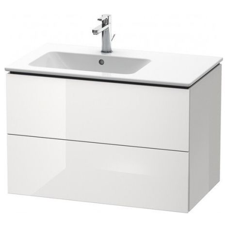 Duravit L-Cube Meuble sous-lavabo suspendu, 2 tiroirs, vasque à