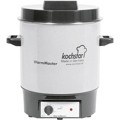 Cuve Hydrotherm émaillée 29L avec thermostat réglable jusqu'à 100° – Grille incluse – Pour compresses chaudes – Kochstar (1/3)