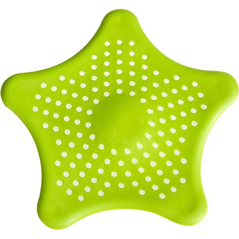Filtre Évier - Filtre Drain Baignoire - Anti Cheveux - En TPR Souple - 5 Ventouses - Étoile À 5 Branches - Pour Cuisine Salle De Bain - 1 Pièce (1/5)