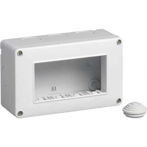 Contenedor Vimar Plana Eikon Arke pared IP40 4 módulos 14804