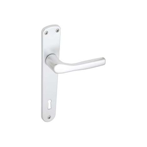 Maniglia Bica Argento Con Placca Patent