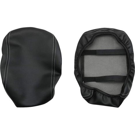 One black PU leather car center console armrest cover for BMW X3 (1/5)