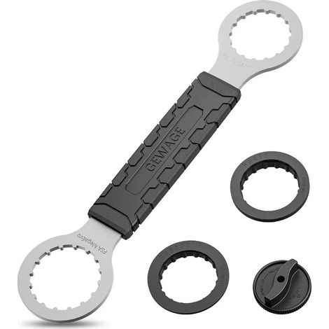 Chiave per movimento centrale 4 in 1 Hollowtech II FSA Mega EVO BBR60 BB9000 Gewage GE122BB (1/4)