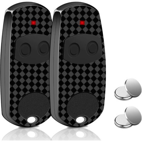 Télécommande Compatible avec Came, 2 Pièces Telecommande Portail TOP432EE, 433,92 MHz 2 Canaux Compatible Top432, Top432EE(Comprend 2 Batteries Supplémentaires) (1/5)