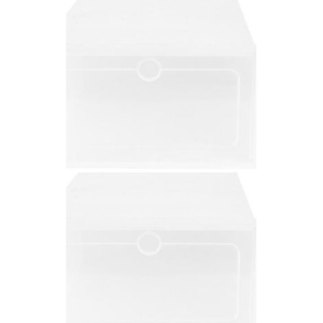 2 Stück Schuhaufbewahrungsboxen