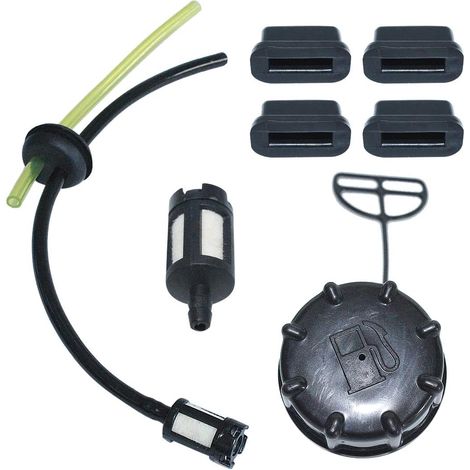 Kit joint de bouchon de réservoir de carburant avec filtre et tuyau pour moteur Honda GX35 GX 35 17533-Z0H-000 (1/5)