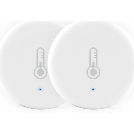 Capteur intelligent de température et d'humidité Tuya Smart Zigbee 3.0, alimenté par batterie, pour une sécurité optimale. (1/5)