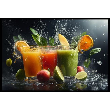 Affiche trio de jus