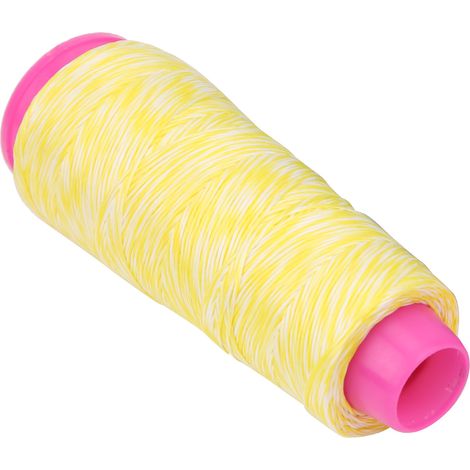 Fil pour arc à poulies 110 mètres - Fabrication de corde d'arc récurée - Fils colorés jaune et blanc pour archerie