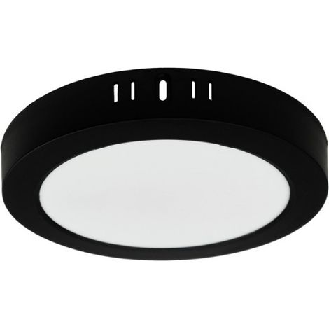 Spot encastré LED circulaire N/T 18W 4000K noir DL-1 (1/5)