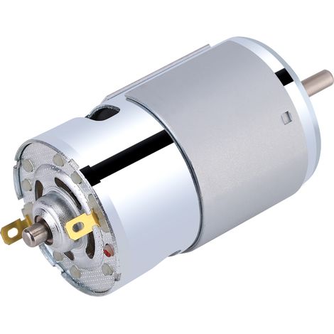 Moteur électrique micro CC 12 V 100 W à arbre rond, 12 000 tr/min, haute vitesse, couple élevé (1/5)