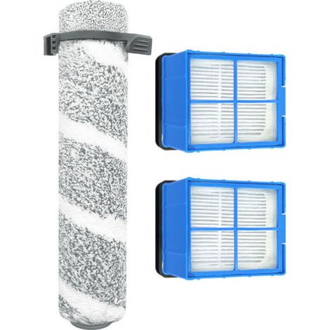 1 set di kit di riparazione per aspirapolvere verticale senza fili, adatto per la sostituzione dei pezzi dell'aspirapolvere verticale senza fili Bissell 3930F/V2/3999Z (1 spazzola a rullo + 2 filtri) 