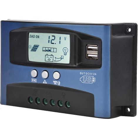 Régulateur de charge MPPT pour panneaux solaires 2024YCX-003 30-100 A, suivi automatique, 60 A