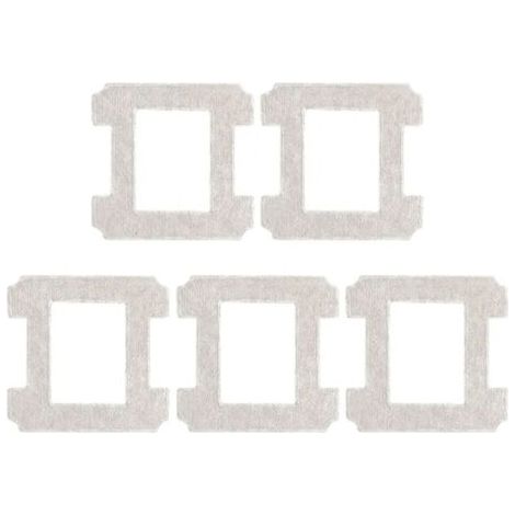 Chiffons en Microfibre Nettoyables et RéUtilisables pour Robot de Nettoyage de Vitres Ecovacs WINBOT W1 W1 Pro