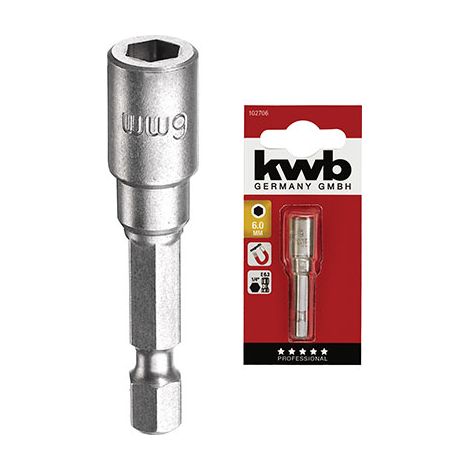 kwb 624720 Lama per seghetto alternativo Easy-Cut Longlife per legno, metallo e plastica, S20 a camma singola / albero a T, fissata con chiodi, grigia (1/6)