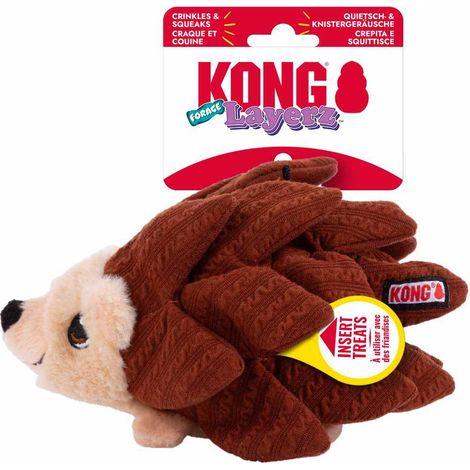 Kong - Layerz Hedgehog - 10 x 15.5 x 20.5 cm