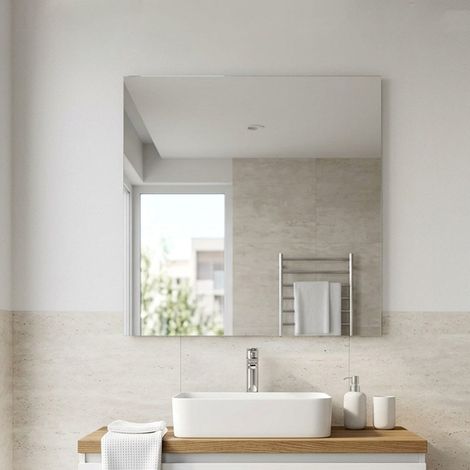 Specchio Semplice 120X110 Bagno Filo Lucido Moderno (1/5)