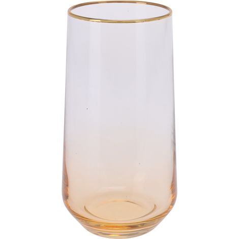 Hohes transparentes Trinkglas 470 ml