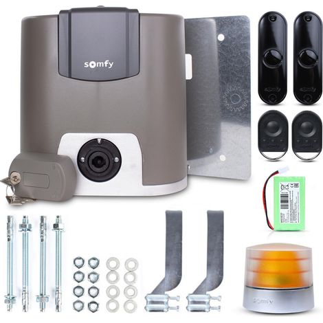 Somfy Elixo 3S+ IO Comfort Pack pour portails coulissants de 600 kg