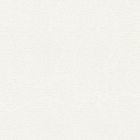 Papier peint intissé blanc avec structure Papier peint pour salon et couloir simplement à peindre Le papier peint uni texturé blanc (1/3)