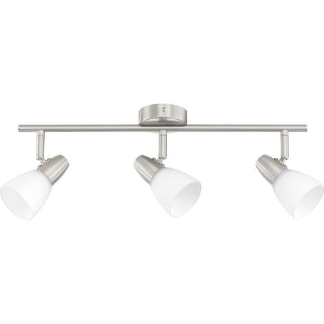 Regleta SALSA tubo 3xE14 cromo mate (1/2)