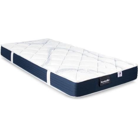 DUNLOPILLO MAGNOLIA Ensemble 90 x 190 - Matelas + Sommier foncé - Ep 18 cm - Mousse - Lattes passives - Fabriqué en France (1/5)
