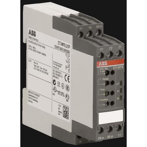 ct-Mfs.21P Relais Temporisés Multifunction 2C/O 24-240VAC/DC 1SVR740010R0200 ABB 274001002