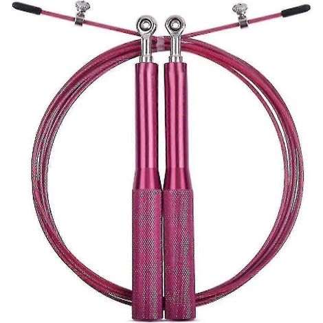 Corde à ping-pong, longueur ajustable, embouts en aluminium antidérapants, Formma, entraînements de fitness, 26-rose Red (1/4)