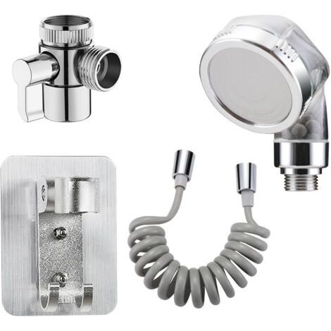 Spültisch-Sprühkopfaufsatz, Duschkopf-Befestigungsset für Spültisch, Badewannenarmatur, Verlängerungsschlauch für Küchenspüle im Badezimmer, Wäscherei, 2 Meter (1/5)