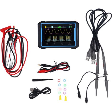 Oscilloscope portatif 3 en 1, multimètre, 50MHz, 250 Ms/s, 19999 points, générateur de Signal (1/5)