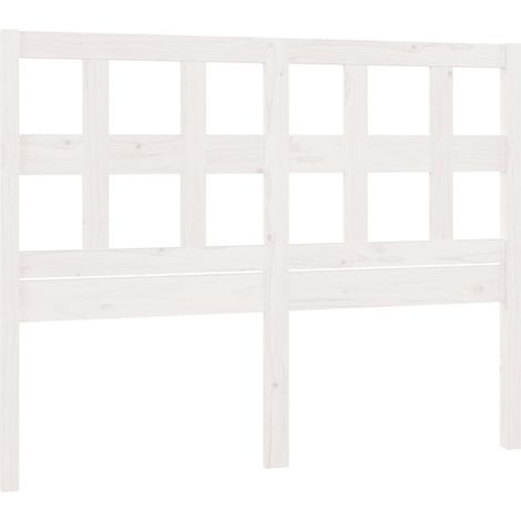Cabecero accesorio para dormir mueble dormitorio 145,5 x 4 x 100 cm madera de pino blanco TDL0203872
