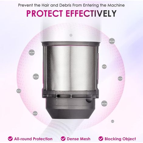 Filtre interne compatible avec les modèles Dyson Airwrap HS01 et HS05 pièces de rechange pour filtre interne de fer à friser/styler de cheveux. (1/2)