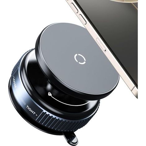 360-Grad-Magnethalterung für Telefon mit Saugnapf, magnetische Freisprech-Telefonhalterung mit Saugnapf, Armaturenbrett-Telefonhalterung für das Auto (1/4)