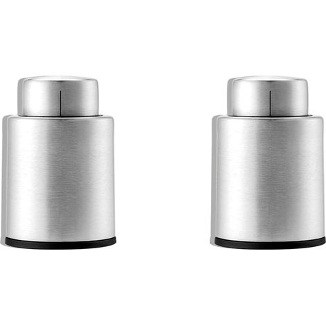 Stopper Para Botella De Vino - Bomba De Vacío Para Botellas - Sellado Hermético Reutilizable - Compatible Con La Mayoría De Botellas De Vino Y Champagne - 2 Unidades (1/5)