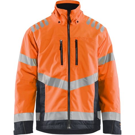 Giacca da lavoro foderata alta visibilità 4780 - Arancione fluorescente/Grigio antracite S