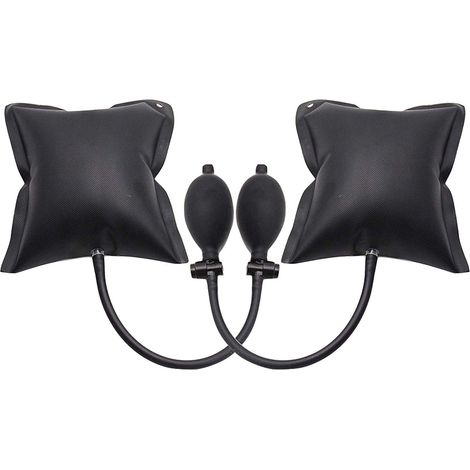 Lot de 2 coussins de montage pour voiture / cale / Shimano / butée de porte / levier / tendeur pneumatique / pompe à Wedge / outil d'alignement gonflable Shim Air rembourré puissant outils à main