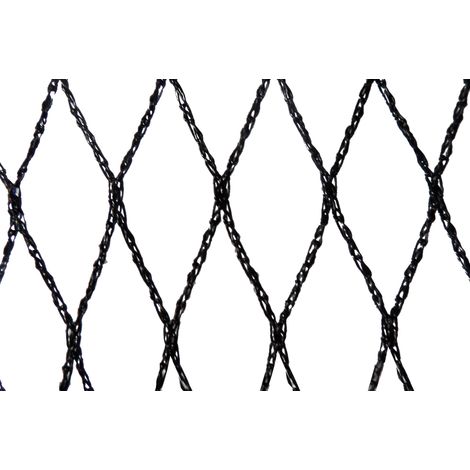Filet anti-oiseaux - Maille de 22mm Noir 10m x 20m