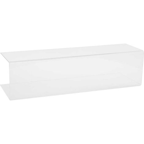 Vitrine de protection alimentaire en Plexiglas Ouverte légère / Retour Plat 100x25x20cm - Matériel CHR Pro