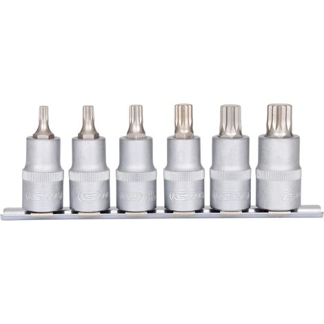 KS TOOLS  1/2"  juego  de  puntas  XZN  6  pzs.  M5-M14  -  911.1349 (1/2)
