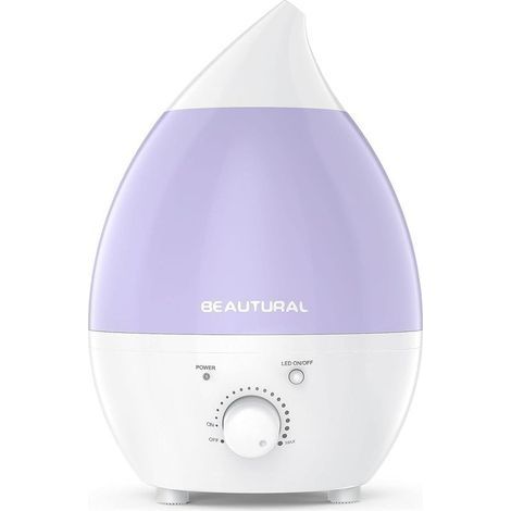 Humidificateur Ultrasons d'Air 1,3L Diffuseur Huiles Essentielles Brumisateur 7 Couleur LED Lumières Pas de Bruit avec Arrêt Automatique (1/5)