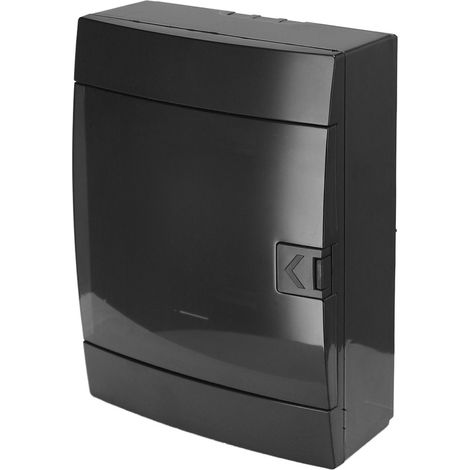 Coffret électrique nu 16 modules (2x8) IP40 étanche noir – Résistance aux chocs IK08 – Pour chantiers humides – Horoz Electric