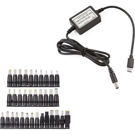 Câbles adaptateurs PD multi-tension avec diverses interfaces, adaptés à la charge des routeurs et autres appareils électroniques. (1/5)
