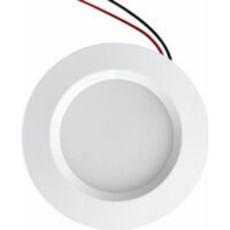 Mini Spot LED Encastrable perçage 55mm diamètre 68mm Compact 3W DC12V étanche IP54 Salle de bain, cuisine, meubles (Aluminium, Blanc Naturel 4000K) [Classe énergétique E] (1/5)