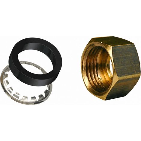 Dichtung Gripp + Mutter 15x21 für Kupfer D.14mm - 10 Stück.