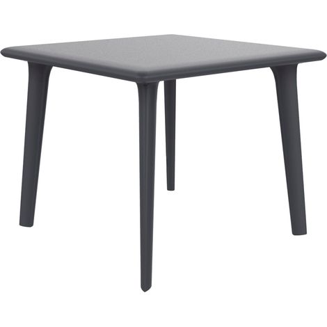 Mesa cuadrada exterior 90x90 gris oscuro DESSA Resol (1/5)