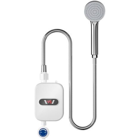 Chauffe-eau instantané électrique 3500W – Étanchéité IPX4 – Système de débit constant – Conception murale anti-électricité pour salle de bain