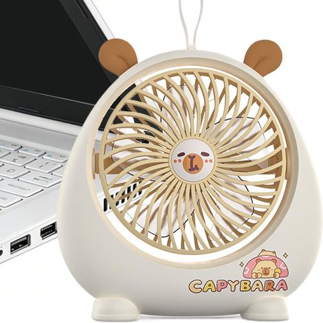 Ventilateur De Table Mignon Outil Refroidissement À Motif Cartoon (1/5)